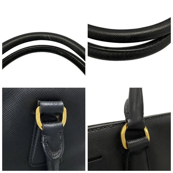 PRADA Galleria Bag Black Saffiano Lux (Leather) Tote Bag 624-080825 - Picture 7 of 14